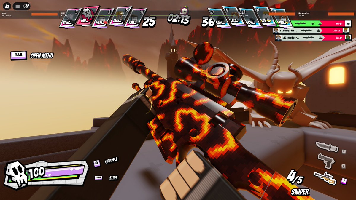 BahadorYavari's tweet image. Sniper + fresh camo = happiness unlocked. 
Rate it 1–10 🤌  
Daily @SlipshotGame shop check = your next crazy camo. Don’t miss it.
#ROBLOX #RobloxFreeUGC