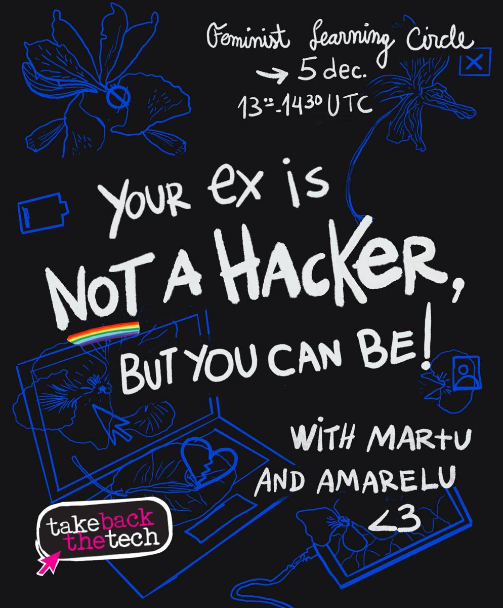 Is your phone at risk after a breakup?

If you feel helpless/anxious after a breakup — especially as a woman, trans or queer person facing digital violence... this #FeministLearningCircle is for you!

Use diagnostic tools + interpret results in real time: limesurvey.apc.org/index.php/9422…
