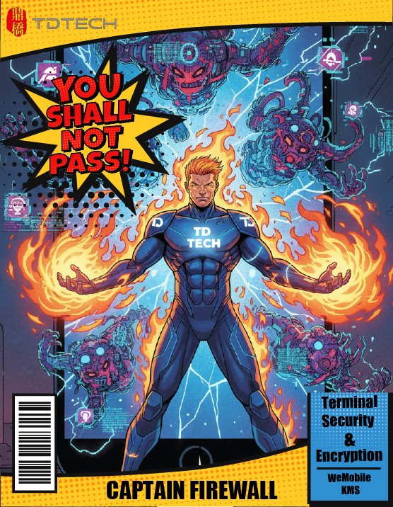 TDTechOfficial's tweet image. TD Tech proudly presents Captain Firewall, hero of terminal security and encryption!

Fear not the leaking or disruption of your valuable data, TD Tech&apos;s hero will protect your systems!

#TDTech #Encryption #Protection #Security #DigitalTransformation