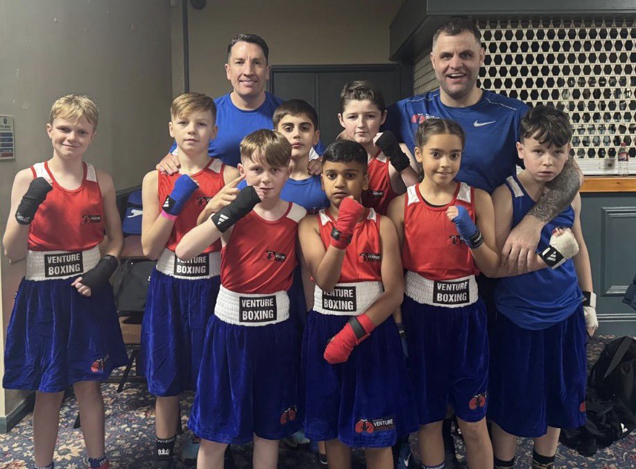 VentureBoxing's tweet image. An Incredible 7 Venture Boxers,Boxed On The Willaston Skills Show Last Night.. Lucas Orton,Alfie Ward,Dougie Ward,Jeevan Altaf,Luke Wall,Amarah Neermul &amp;amp; Victor Holligan.. We Have Now Contested 50 Contests This Season On Away Shows #TEAMVENTURE 🥊