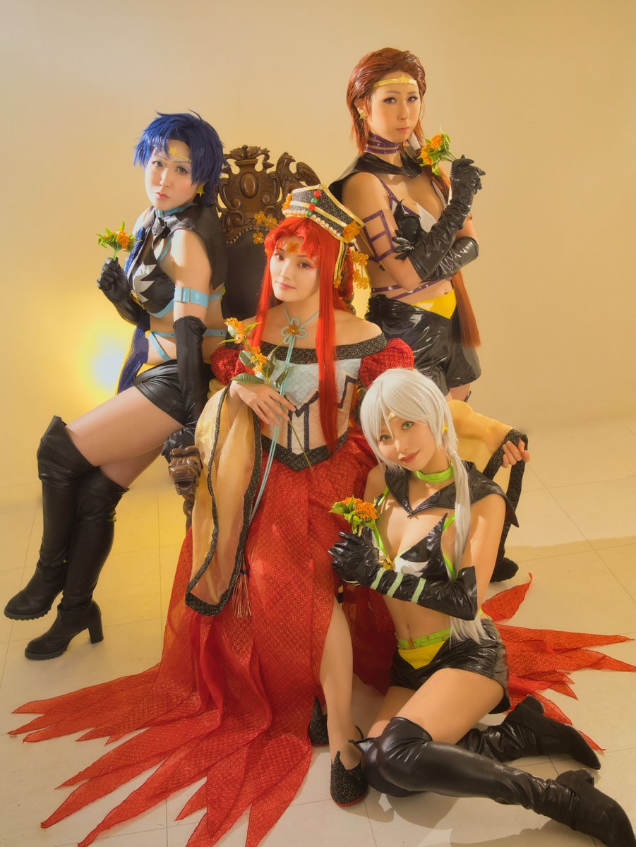 【cosplay】
美少女戦士セーラームーン
セーラースターズ　スターライツ

キンモク星の守護戦士達

#セラムンコスプレ部 
#ルカーナ_セラムンコスプレ
