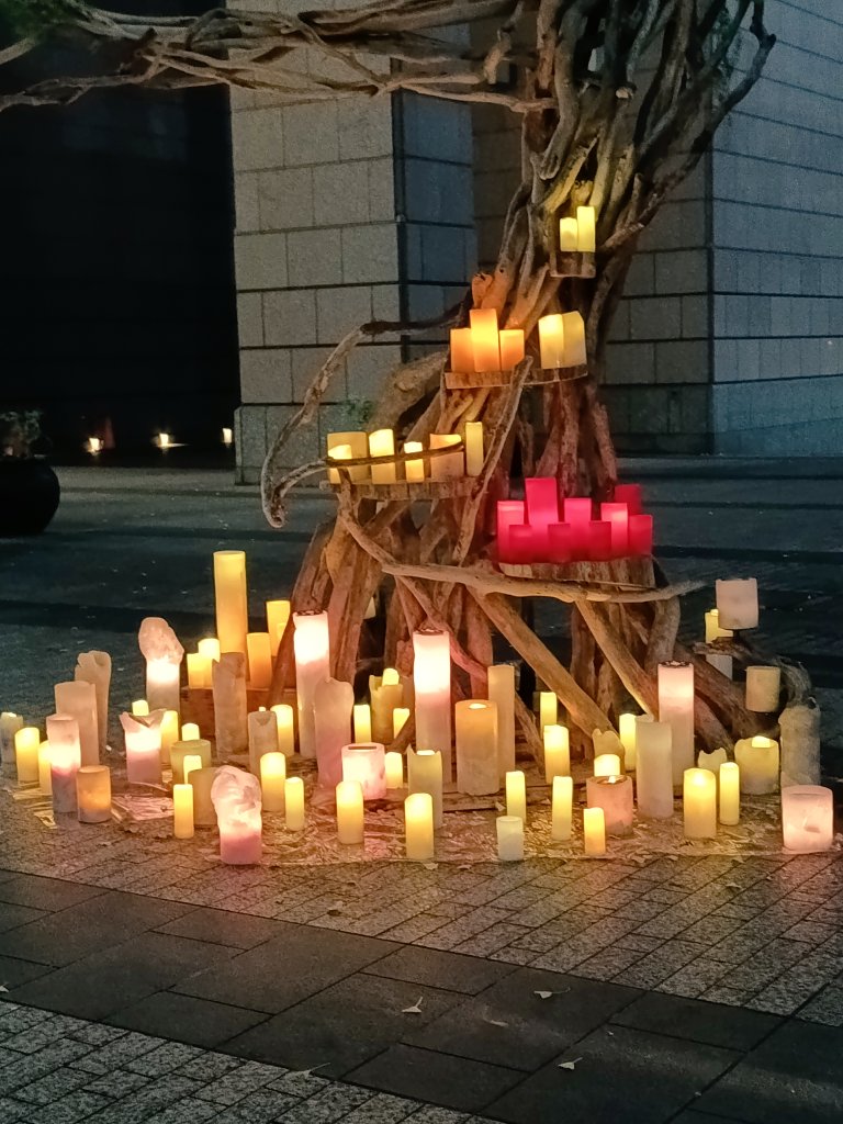 sky_Kiko_'s tweet photo. リアル大キャン見つけた(*  ˊ꒳ˋ*)
抽選はＥ賞無くなる人気ぶり✨綺麗なキャンドル見れて癒されました❣️
#Skyキャンドルデイズ https://t.co/wZVSvRfkpe