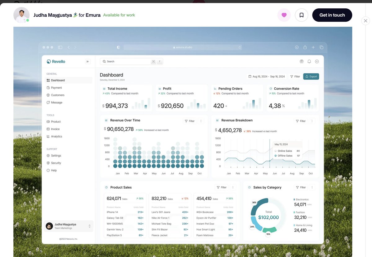 jxdhaa's tweet image. The dashboard looks quite similar to the design I uploaded on Dribbble back in November last year haha

dribbble.com/shots/25232604…