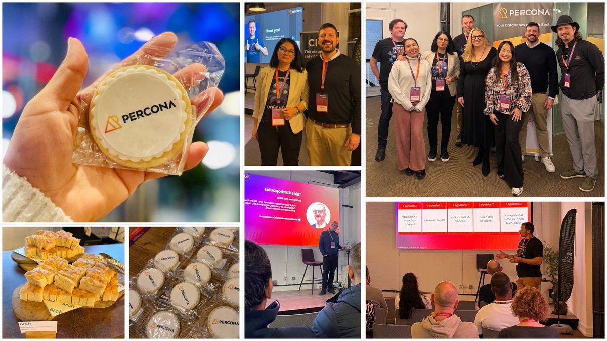 EdithPuclla's tweet image. @Percona London Connect was last week! 🤗 🌺 

Percona.Connect London 2025 brought the open-source database community together for a half-day of learning and collaboration.

Here is the recap! 
🥳 👉 percona.community/blog/2025/12/0…

#opensource #databases #cloudnative