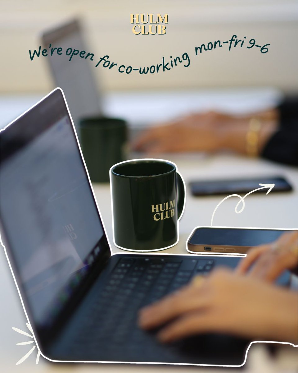 This is your sign to stop working alone this week 💻
Work from Hulm, Mon-Fri, 9am-6pm

bit.ly/bookhulmdesk