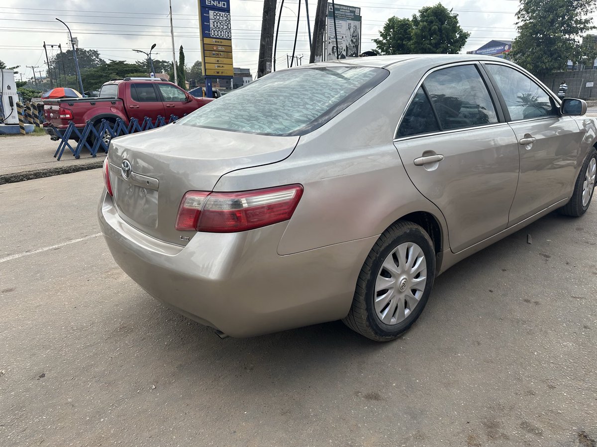 kris_nizzy's tweet photo. @instablog9ja FOR SALE — Toyota Camry 2007 LE (Foreign Standard, First Body)

Super sharp and extremely clean 2007 Toyota Camry just arrived from Texas.
first body, zero fault.
Buy and drive straight.
Location: [iyana ipaja Lagos]
Price: 9.2 Million
Serious buyers only. Car speak for itself. https://t.co/68Ube6tDQO