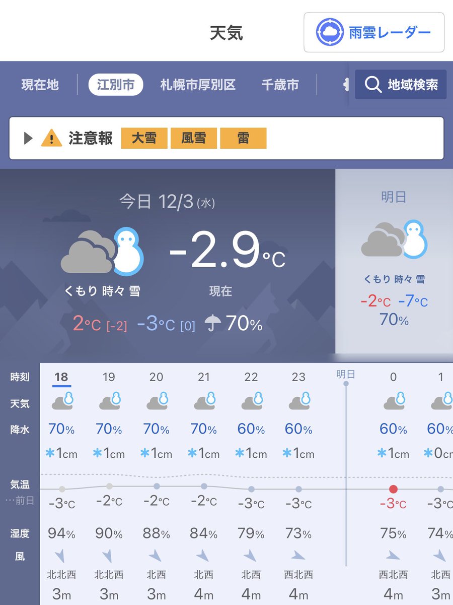 今週末は少し気温高いみたいだから根雪はまだのはず！

頑張れ暖気👊

#イマソラ
#強い寒気の南下
#カトーモーター
#DD
#中古キャンピングカー