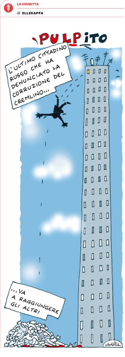 la_kuzzo's tweet image. Il magnifico editoriale di Ellekappa oggi su @repubblica