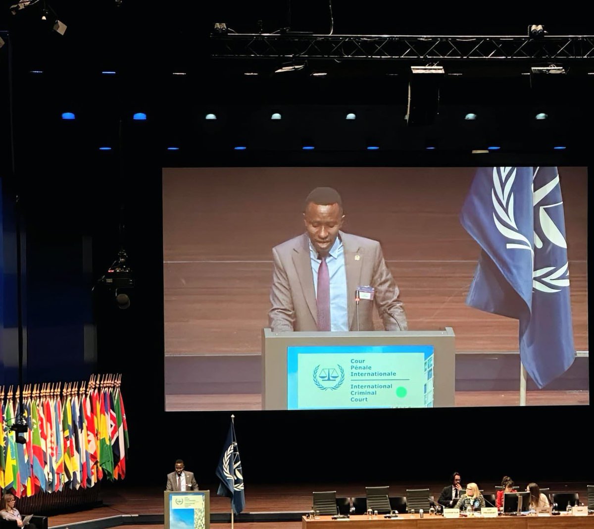🇰🇪⚖️ At the 24th ASP to the Rome Statute in The Hague, ICJ Kenya’s Programme Manager Vincent Muthaura reaffirmed a core principle: the ICC must remain independent and free from political pressure.

We raised serious concerns about:
🔹 US sanctions targeting ICC officials &amp; those