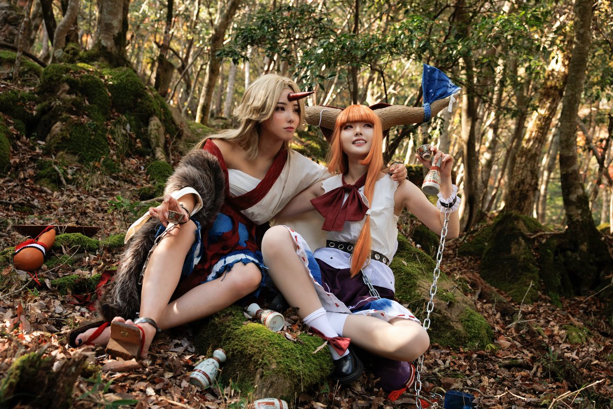 【コスプレ/Cosplay】
東方Project 伊吹萃香/星熊勇儀

鬼の酒宴

勇儀▶︎<a href="/tsubaki_0305/">つばき</a> 
📸▶︎<a href="/hashiycom/">ハッシー</a>