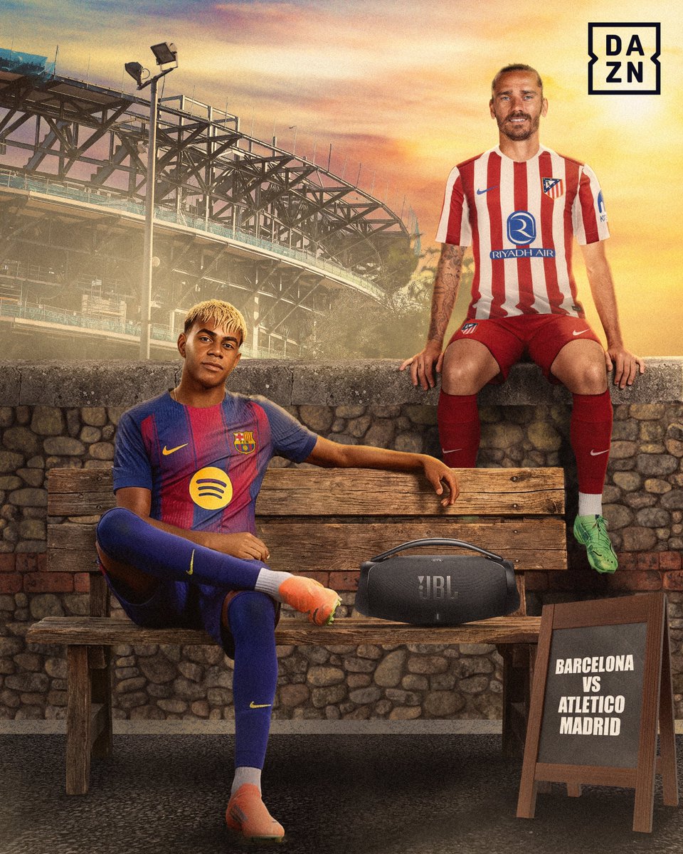 Barca vs Atletico matchday design for <a href="/DAZNFootball/">DAZN Football</a>  🧑🏾‍🎨🧑🏾‍🎨
