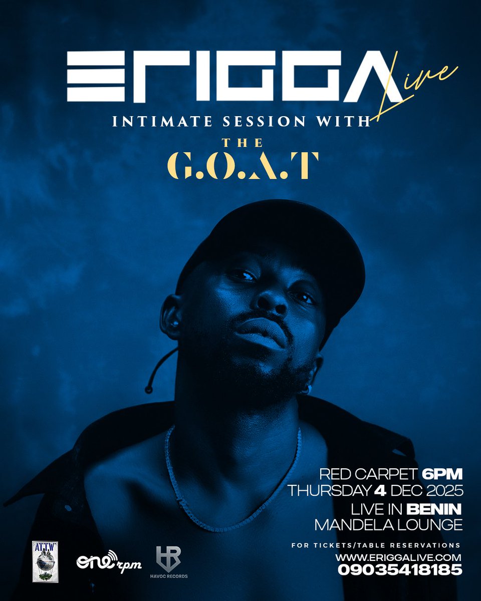 erigganewmoney's tweet image. My show for benin na tomorrow, help me repost..