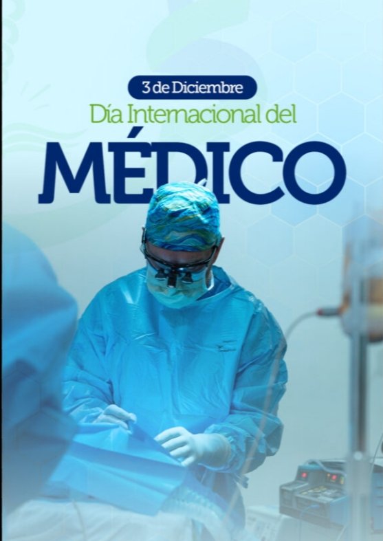 Felicidades para todos los médicos.