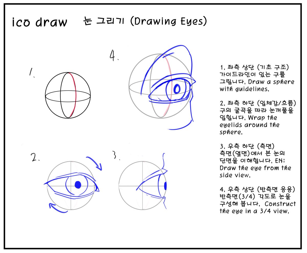 ico0406's tweet photo. #눈그리기 #그림강의 #drawingtip #arttip #그림공부 https://t.co/wkGGnSRPZx