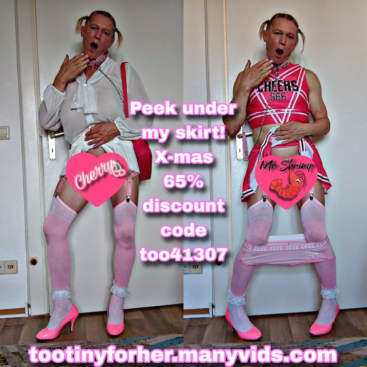 X-mas special 65% discount with code too41307
Have a peek under my skirt! What will you see, my cherry or my shrimp? Wank over me here tootinyforher.manyvids.com
Please expose Bjoern Gruendel from Stralsund Germany and tell Santa Claus that I am a bad girl. I deserve a spanking!