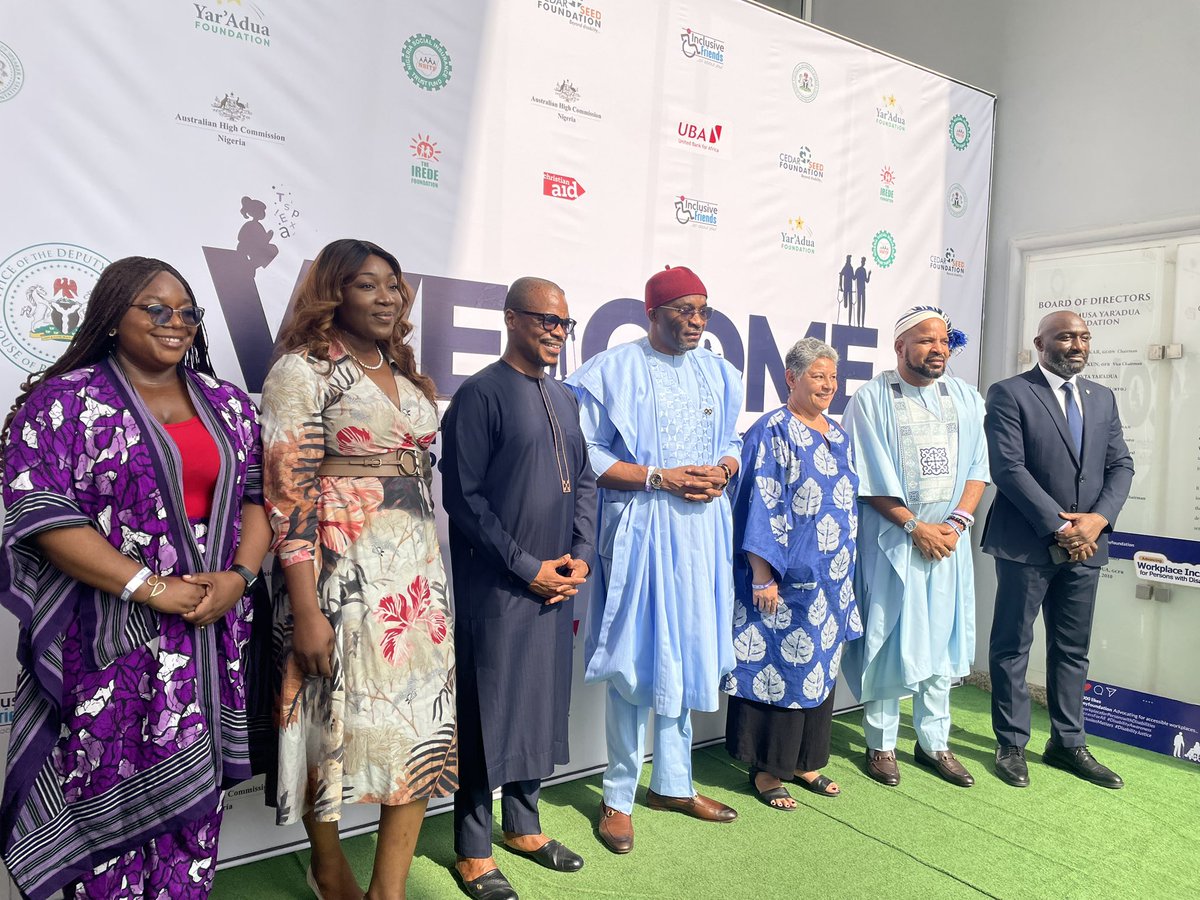 SMYFoundation's tweet image. Arrival of partners at  Advancing Workplace Inclusion for Persons with Disabilities event

Ms Leilani Bin-Juba PSM, Australian Government High Commissioner to Nigeria 

Hon. Benjamin Okezie Kalu, CFR Deputy Speaker, House of Representatives 

#Capable #Valuable #Driven #IDPWD2025