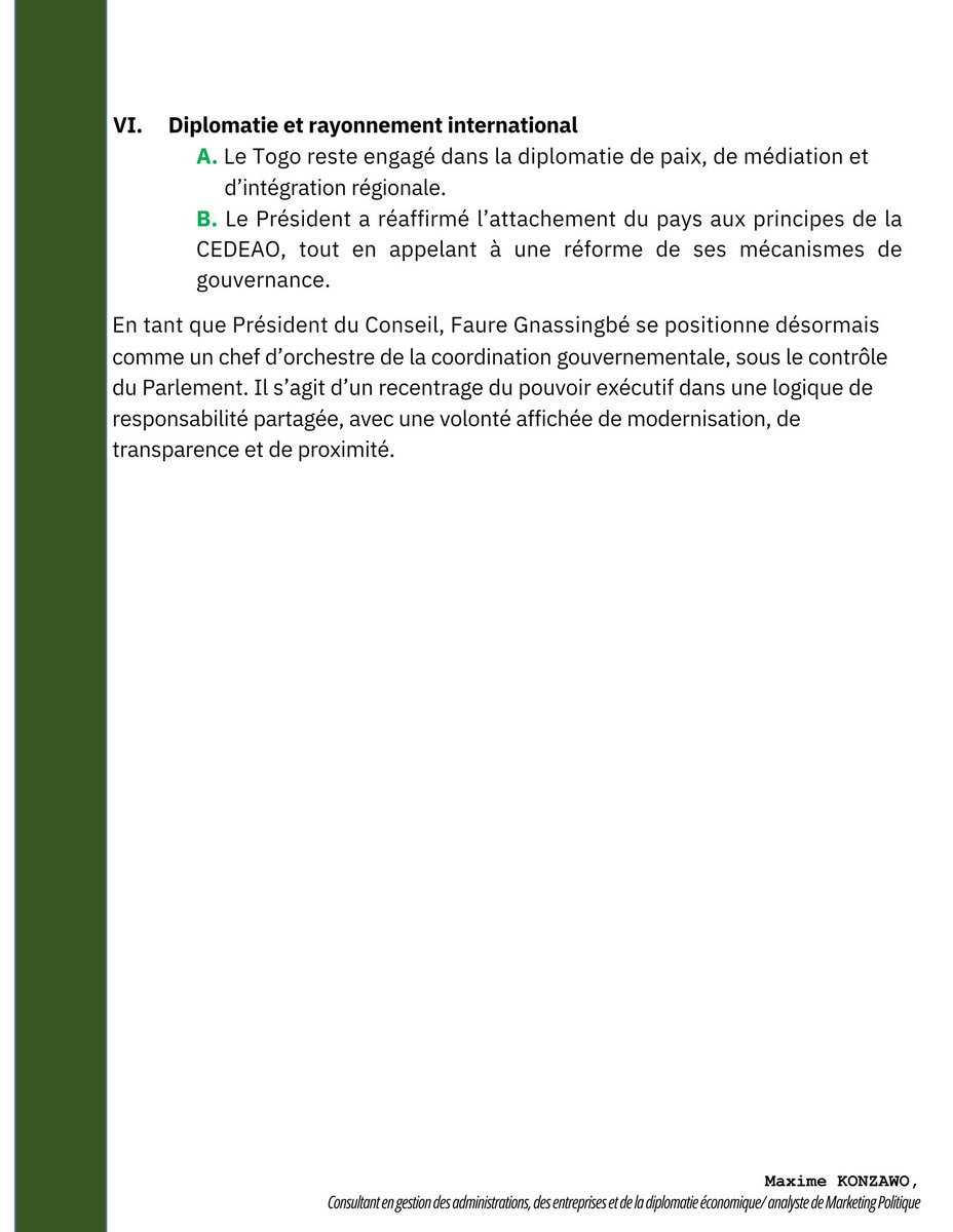 MKonzawo's tweet image. Résumé du discours de SEM Faure GNASSINGBÉ devant le Parlement Togolais. 
#Discours #PCM