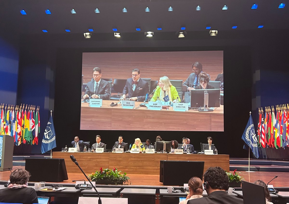emreacarbey's tweet photo. 1/3 At its 24th session, the ASP adopted a declaration in support of the Court indicating grave concerns regarding the challenges currently being faced by the ICC. These challenges included threats and sanctions directed at ICC officials, as well as cyberattacks. https://t.co/VOrrTtcm08