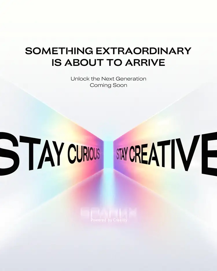 Creality3dP's tweet image. A new breakthrough is on the way!
Faster. Smarter. Stronger. ⚡
Are you ready for the next-level experience?
Take a guess — what do you think it is? 🤨
Drop your answer in the comments and let's see who gets it right!

#creality #3Dprinter #creality3D