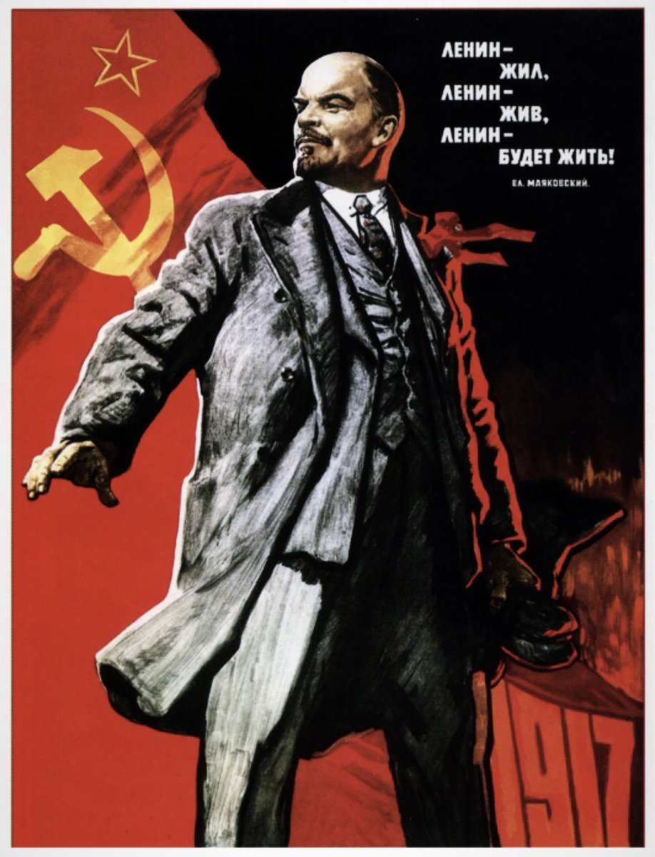 GUnderground_TV's tweet photo. Vladimir Lenin is now MORE POPULAR in Russia🇷🇺 than at any time since the fall of the Soviet Union

67% of Russians have a positive view of the Bolshevik revolutionary who laid the foundations for the Soviet Union to transform Russia from a feudal state into an industrialised superpower; the world’s first socialist state. 

For the first time in the history of the world, the great unwashed masses, took over an entire nation under the leadership of Lenin. What followed over the next few decades were dramatic improvements to peoples’ lives by every metric:

In 1917, Russia was mostly illiterate and agrarian. By 1959, literacy exceeded 98%, and the USSR had one of the world’s most educated populations

Life expectancy rose from roughly 32 years (1917) to the high-60s by the late 1950s, despite the devastation of World War 2.

Industrial output (1913-1940):
🔹 Electricity  2 → 48 billion kWh (24×)
🔹 Steel  4.2 → 18.3 Mt (4×)
🔹 Coal  28.9 → 164.6 Mt (6×)

By 1960 the USSR generated 290 billion kWh of electricity, second only to the United States.

Doctors per 10,000 people increased from 14.6 in 1950 to 23.9 by 1965.

Hospital beds increased from 57.7 to 96 per 10,000 people 

The urban population rose from 15% in 1917 to a majority by the early 1960s.

GNP growth averaged 5–6 % per year in the 1950s, among the highest globally.