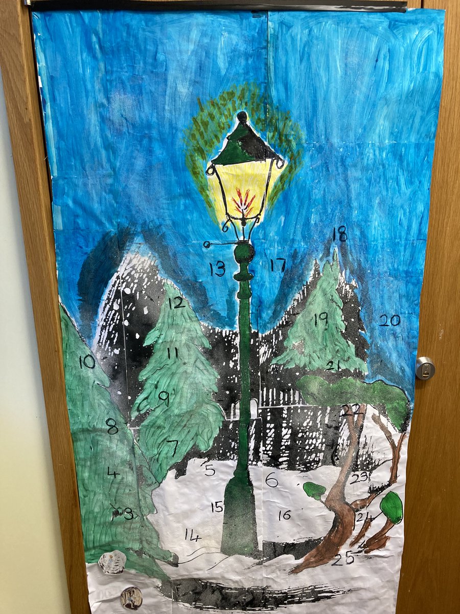 DurhamLibraries's tweet image. Cosy up by Barnard Castle Library&apos;s fireplace display! You might also be in with a chance of adding to their special Narnia frieze!