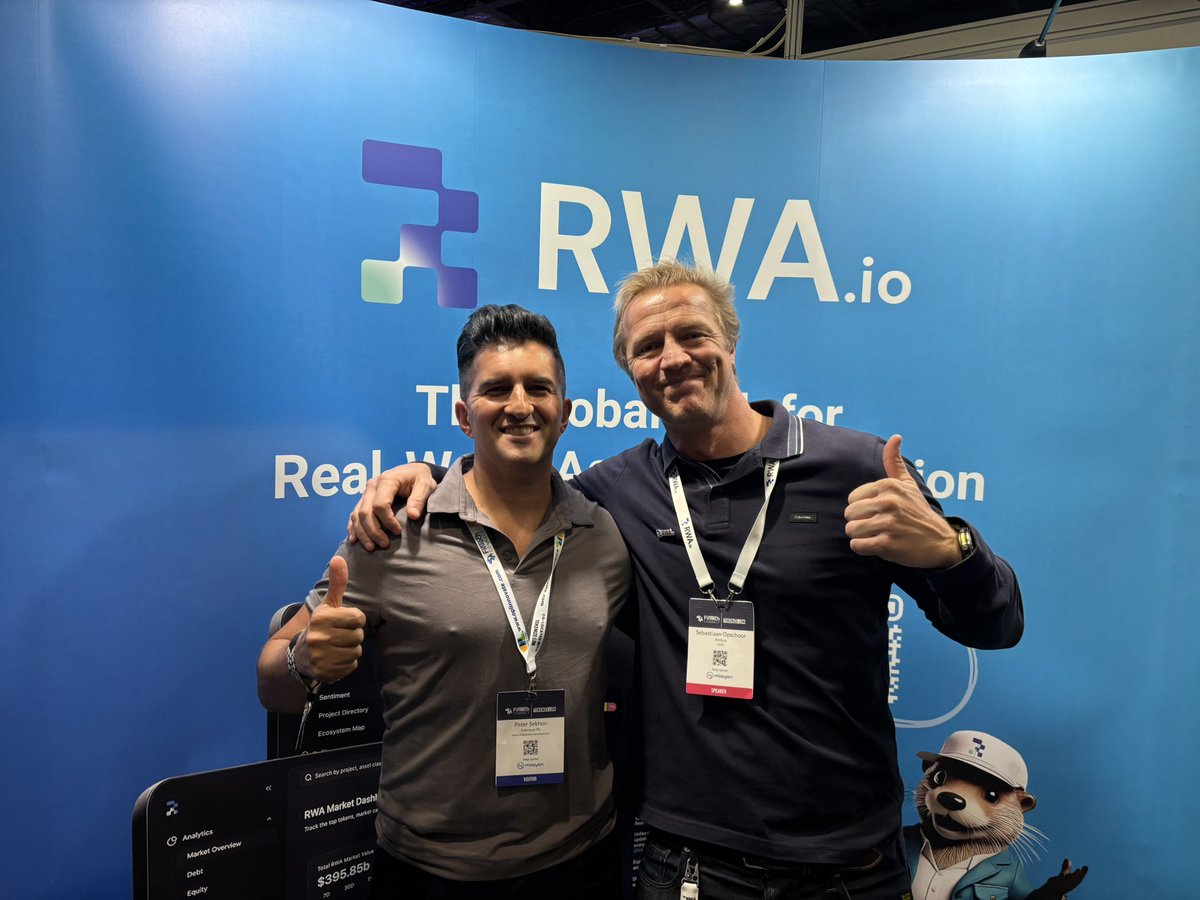 Always great catching up with the RWA.io guys always 👏🏼

#RWA #VLRM #Tokenisation #DEFİ