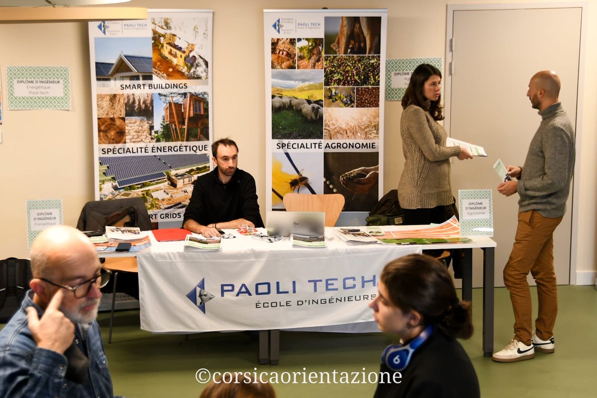 orientazione's tweet photo. Deuxième journée du salon E Strade di l’Avvene ✨
Au programme :
🎓 présentations de formations
💬 moments d’échanges directs
📚 focus sur options, stages, poursuites d’études
💼 discussions sur les débouchés réels
Une journée essentielle pour affiner son projet post-bac. https://t.co/hZkS736OcP