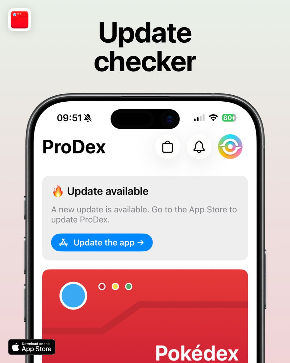 🆕 The app now tells you when an update is available. This way you’re sure to always have the latest improvements and data!
👉 Update the app: apple.co/370MF1c