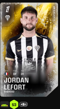Day 3 of my #AdventCalendar giveaway is a <a href="/Sorare/">Sorare</a> Football card I'm giving away a Winter Jordan Lefort with <a href="/SorareMonkey/">SRMonkey 🐒</a>.

Just got to like, Sorare Name, RT &amp; follow us both to enter.

Winner announced at 10pm tonight.