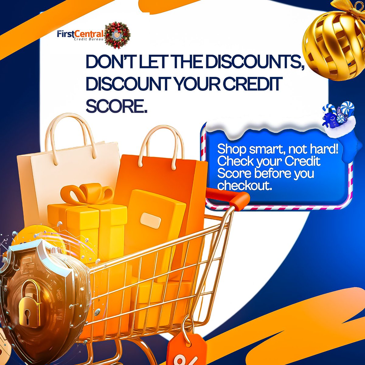 Hello Detty December Shoppers,
Don’t let the discounts discount your Credit Score.
Shop smart, not hard. Check your credit score before you check out.
Know your limit so you don't spend your 2026 loan approval chances today.
Get your Consumer Detailed Report today!