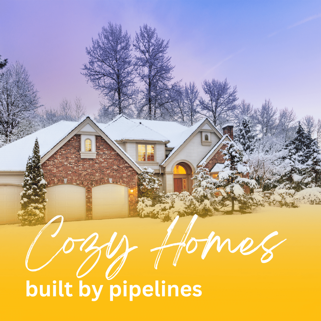 LEPipelines's tweet image. Energy-efficient insulation, roofing, and siding made from raw materials delivered by #pipelines all play a part in keeping your home cozy. #PipelinesAreLifelines