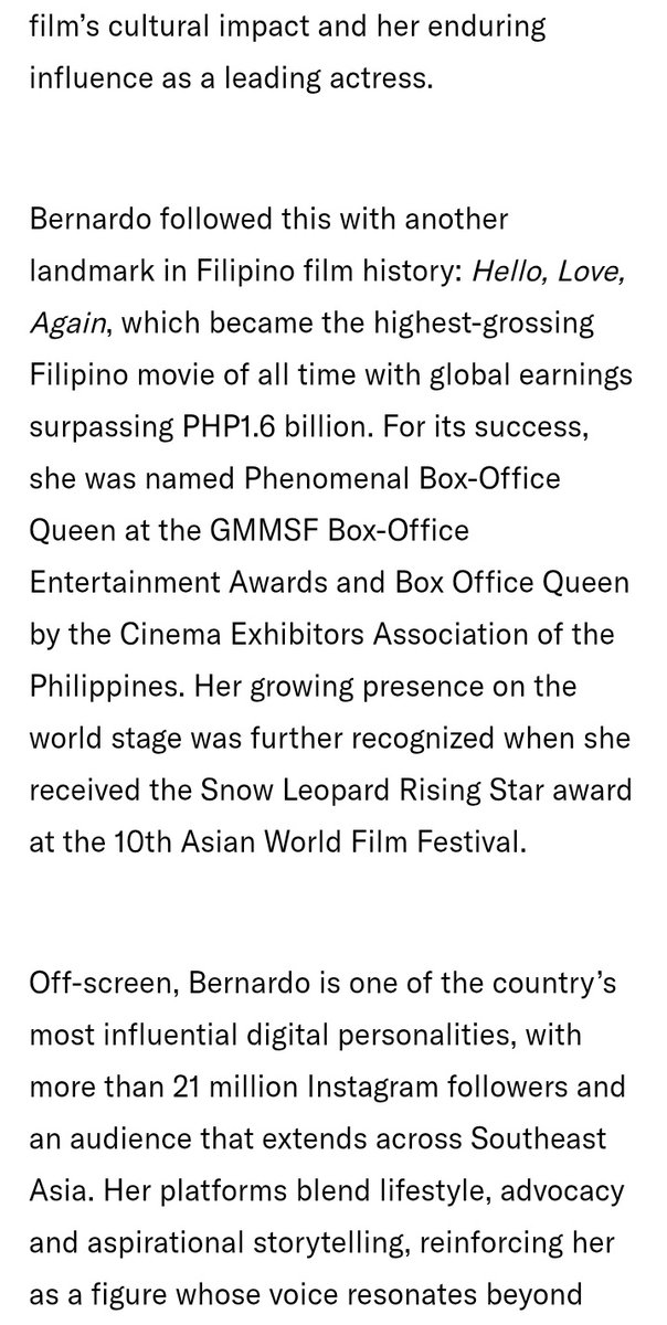 KBforever0326's tweet photo. 'Kathryn Bernardo as one of Tatler Philippines' Most Influential 2025: The Philippines' leading changemakers"

https://t.co/J2R1LxFlAp https://t.co/IWMngcZYwH
