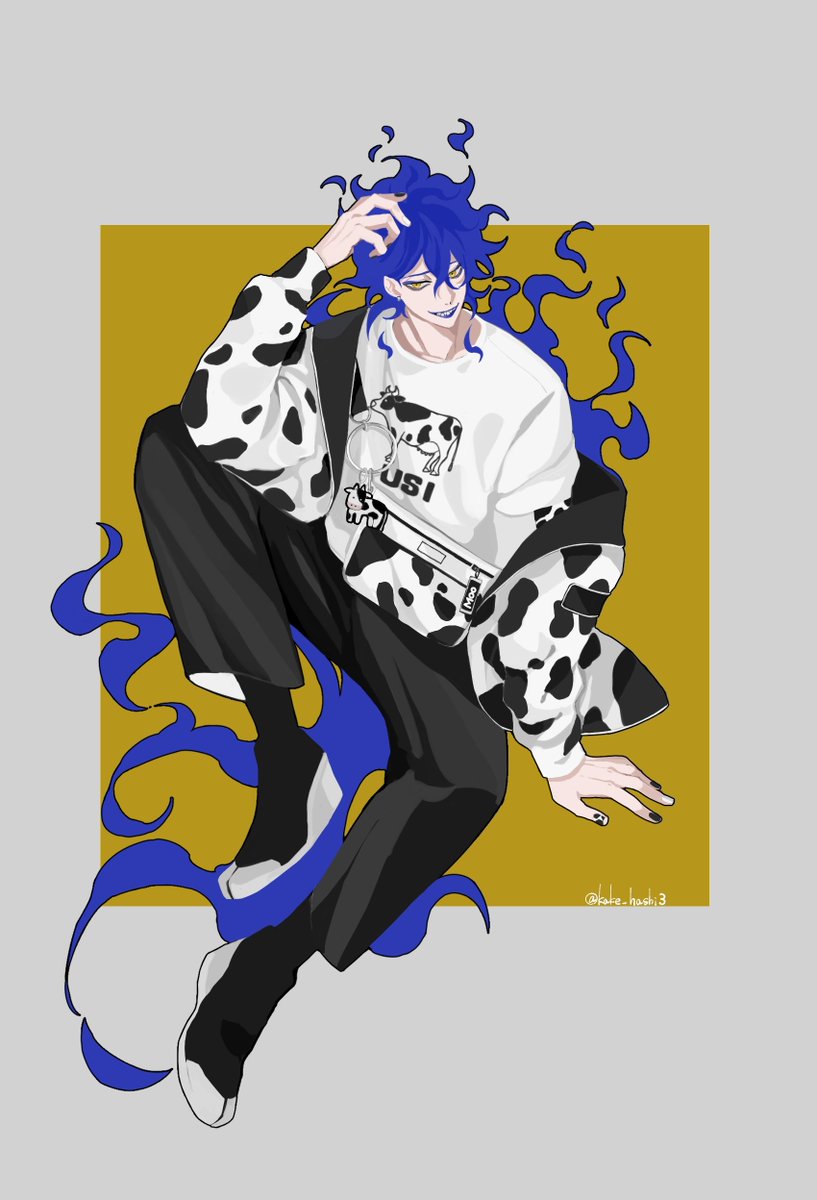 このイデアの絵めっちゃ好きなんすよね〜
牛柄なのは年賀状代わりに描いたイラストだったからです🐮