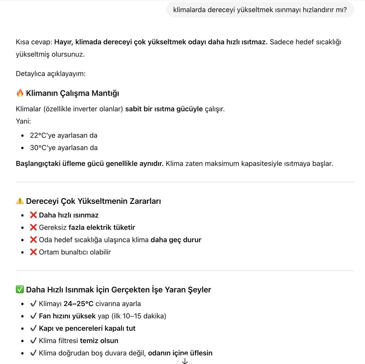 şunun çıktı alınıp bütün ofislerde her kata asılması lazım  (yazın için tersi de geçerli notuyla)