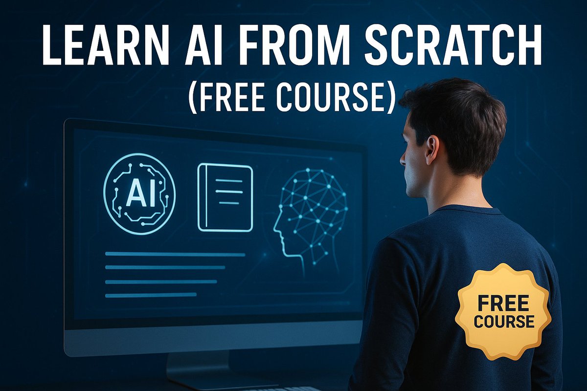 toolient's tweet image. Want to Learn AI From Scratch… for FREE?

I just shared a complete FREE AI learning guide.

Whether you&apos;re a student, creator, or professional… this guide will save you months of trial and error.

👇 Read the full free course here:

🔗 [toolient.com/2025/12/learn-…]

#Toolient