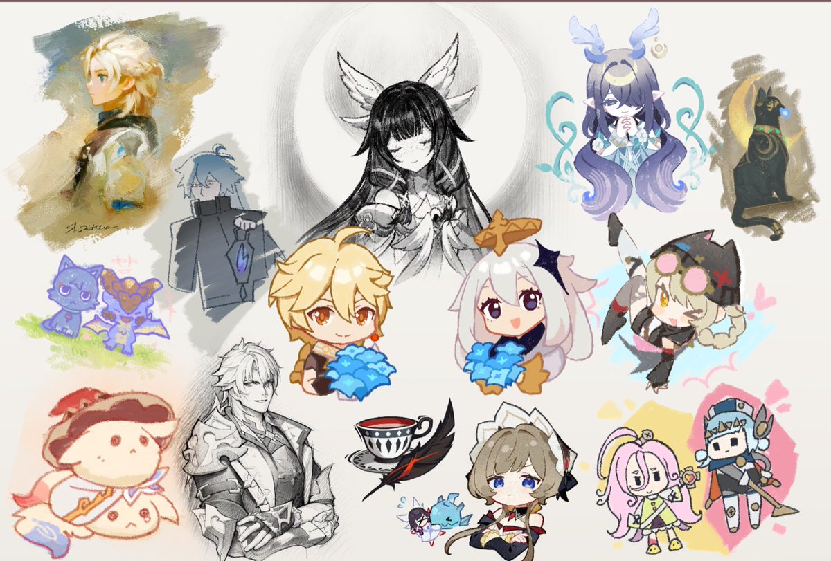 LostnthoughTT's tweet image. Look at themm all I love thiss—OMGGGG the lil Aefer’s 😭🫶

#Aether #Spoilers