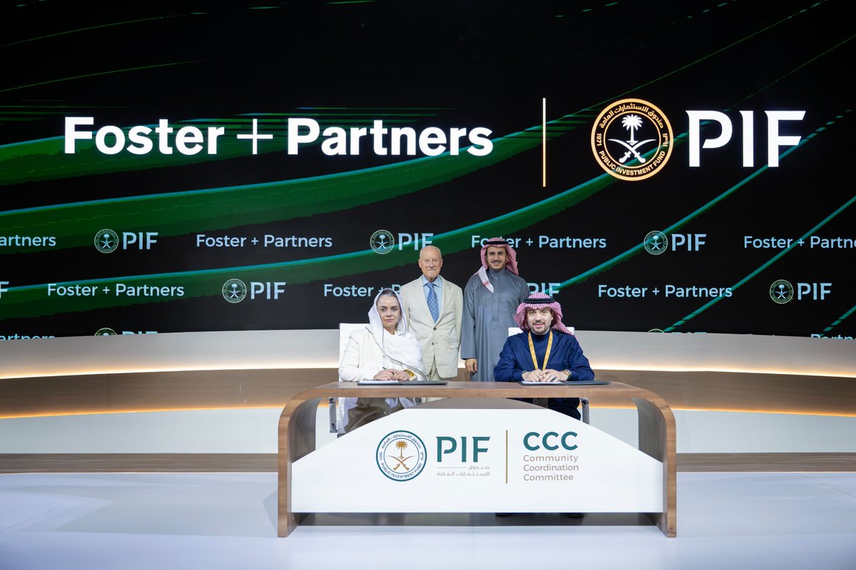 تعاون بين #صندوق_الاستثمارات_العامة و «فوستر آند بارتنرز» لتعزيز #جودة_الحياة
للتفاصيل: shorturl.at/JPQKl
#صناديق
<a href="/PIFSaudi/">صندوق الاستثمارات العامة</a>