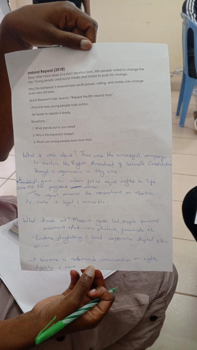 StephJayde2's tweet image. Looking at the history of SRH from the global scale to the national level, has shown a lot of shift and change driven by youth and collectively action, in the frameworks that govern our advocacy efforts.
#SisiKwaSisi
#CommunityVoices