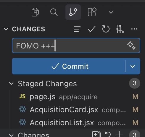 此外，还在 /acquire 页面上显示的卡片上方添加了页面浏览量/优惠指标。

 https://t.co/arWvouilqv