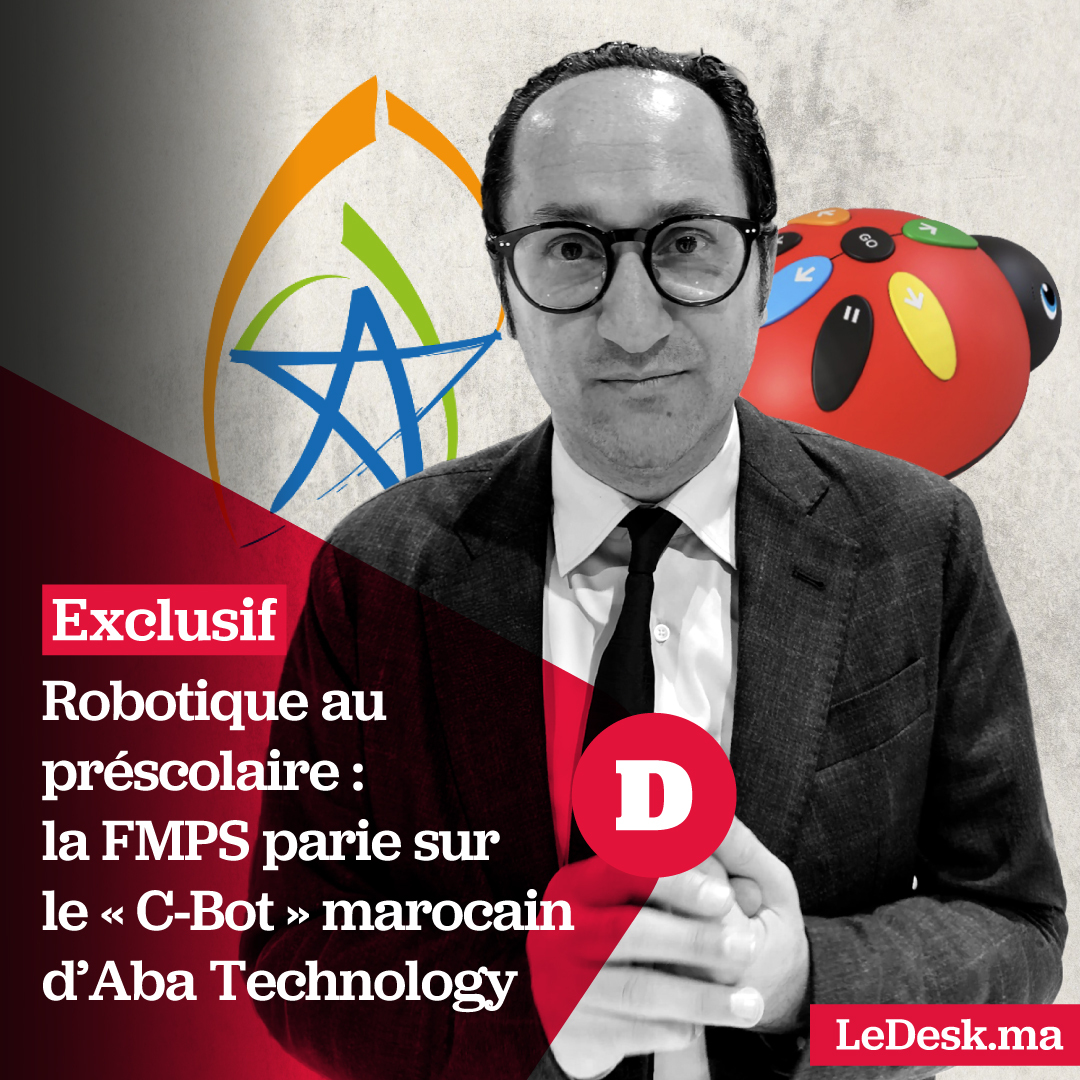 Robotique au préscolaire : la FMPS parie sur le « C-Bot » marocain d’Aba Technology

La Fédération marocaine du préscolaire (FMPS) s’est tournée vers Aba Technology pour commander des milliers de robots pédagogiques. L’opérateur marocain, spécialiste des technologies numériques