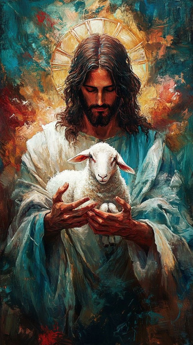 El Señor es mi pastor, nada me falta:
en verdes praderas me hace recostar. ✝️