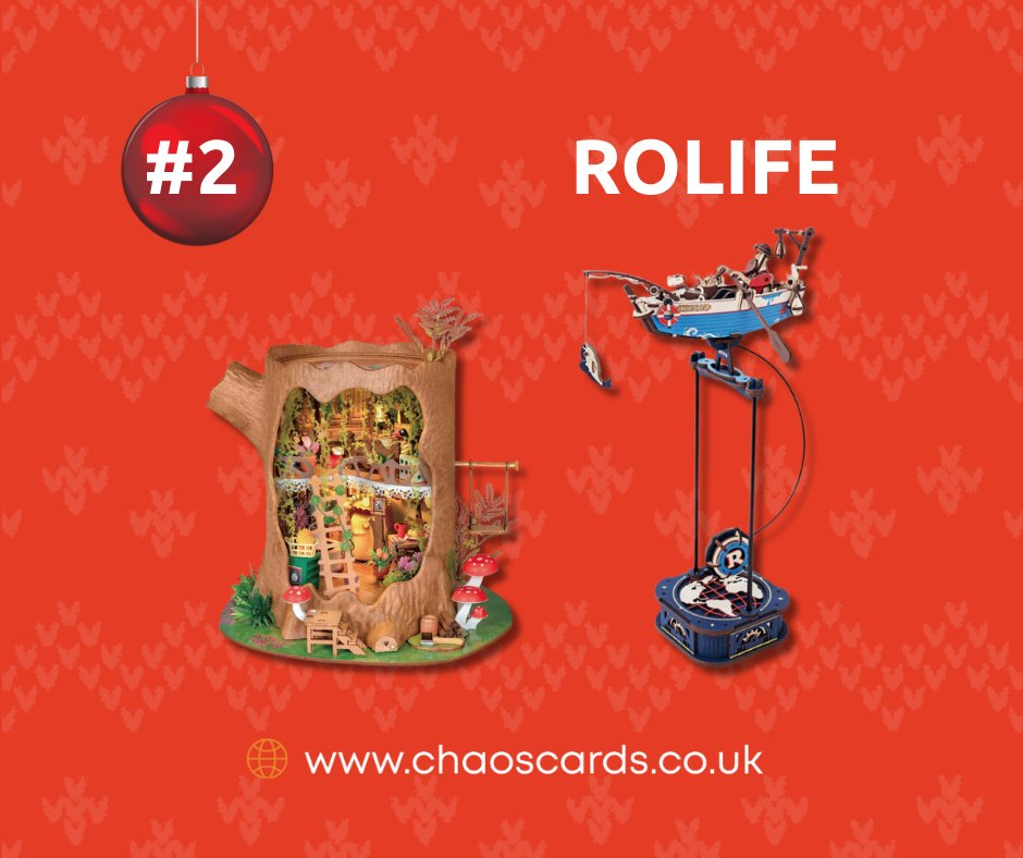 Day 2 of our Gifting Advent is #Rolife bit.ly/3Kt4S0X 

Immerse yourself in a detailed build with a Rolife kit. We have a huge range in stock, making them the perfect gifts for friends and family