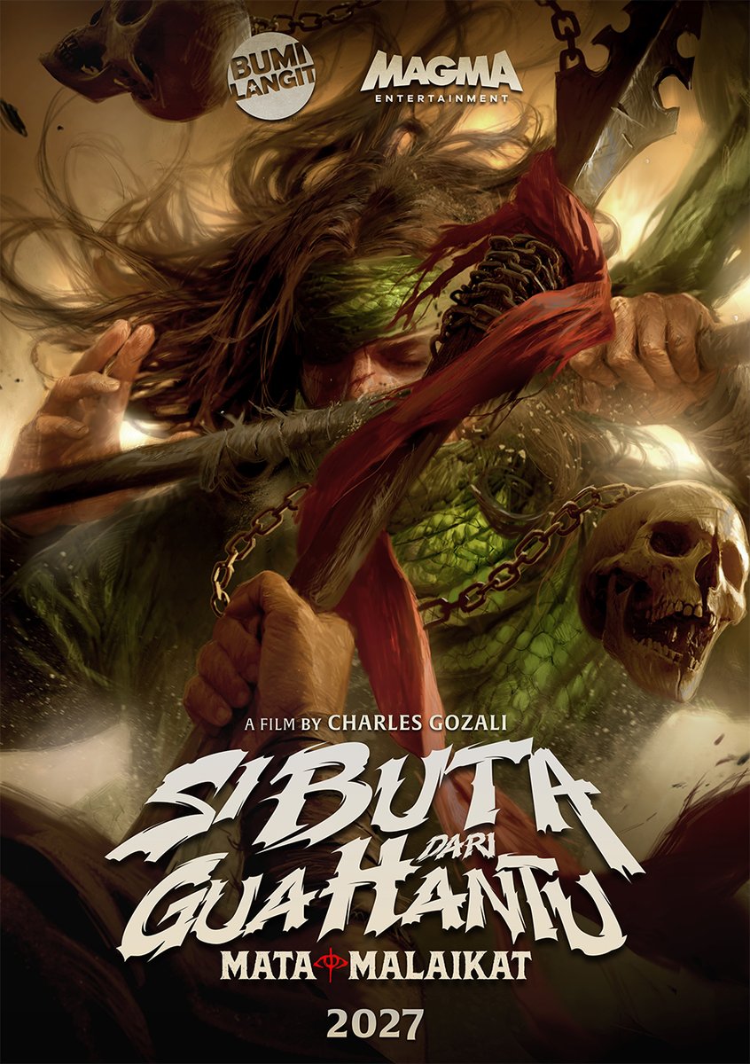 BumilangitID's tweet photo. Bumilangit x MAGMA Entertainment

SI BUTA DARI GUA HANTU: MATA MALAIKAT

The legend returns. More ferocious, unrelenting, and forged with a new fire.

Feast your eyes with the Key Visual Poster for Si Buta dari Gua Hantu: Mata Malaikat. https://t.co/tHGOBuNgtA