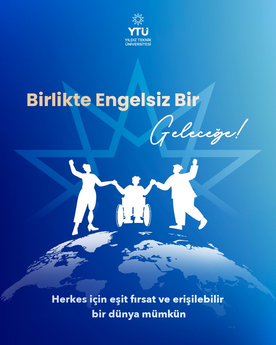 Her bireyin eşit ve erişilebilir bir yaşam sürmesi insan hakkıdır.

3 Aralık Dünya Engelliler Gününde, hayatın her alanında erişilebilirliğin ve kapsayıcılığın önemini bir kez daha hatırlıyoruz.

Daha erişilebilir mekânlar, daha kapsayıcı uygulamalar ve daha güçlü bir dayanışma