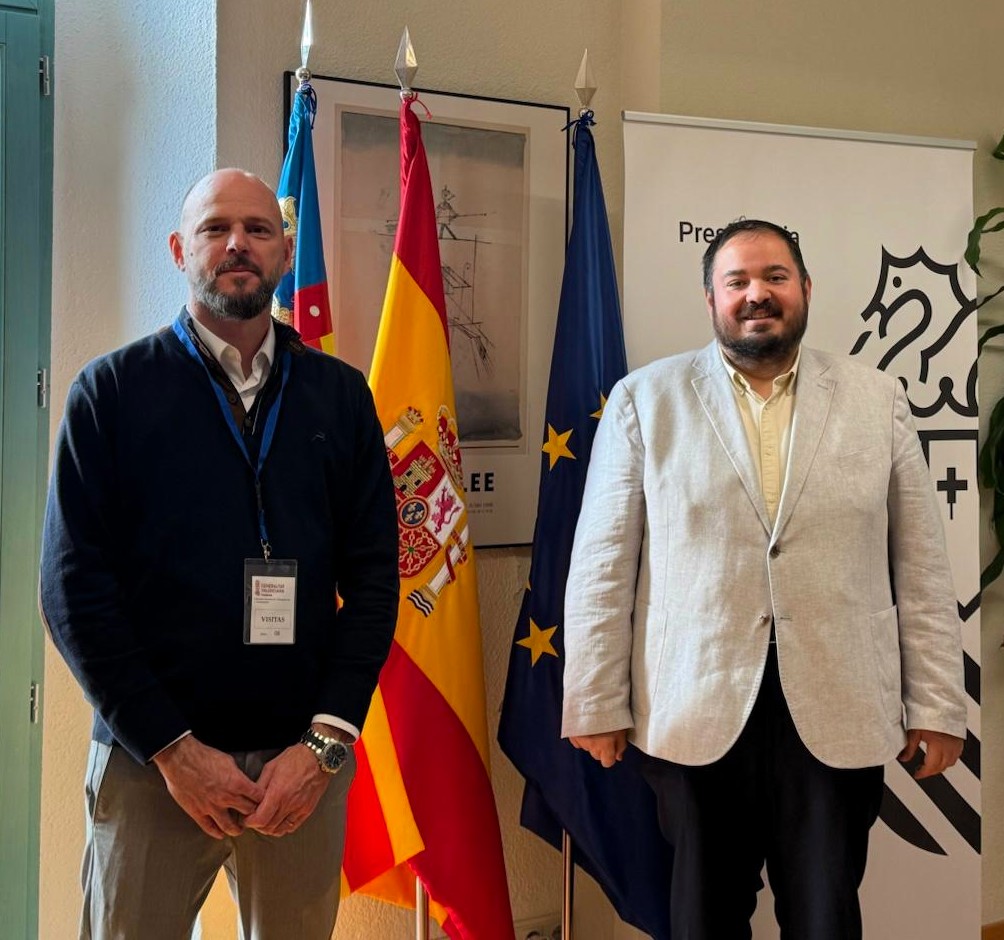 El DG de Transparencia y Participación, <a href="/JoseSTarrega/">José Tarrega</a>,  se reúne con el presidente de la Federación de Casas de Valencia en Argentina, Chile y Uruguay, Lucas Sancho🌍 

🫂Fortalecemos lazos con las comunidades de valencianos en el exterior e impulsamos la #ParticipaciónCiudadana