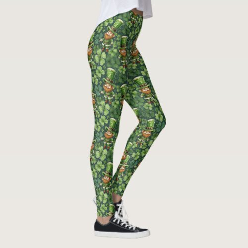 ArrayStores's tweet image. Leprechauns and Shamrocks ID1021 Leggings #st #paddy&apos;s, #st. #patrick&apos;s #day, #Leggings ArrayforCards