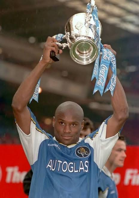 <a href="/ChelseaFC/">Chelsea FC</a> 🔵⚽️ According to Chelsea's history,

Frank Sinclair is the only Chelsea player to face Middlesbrough in two major Wembley finals in consecutive seasons and win both.

In 1997, he started the FA Cup final and in 1998, he came off the bench in the League Cup final and scored.