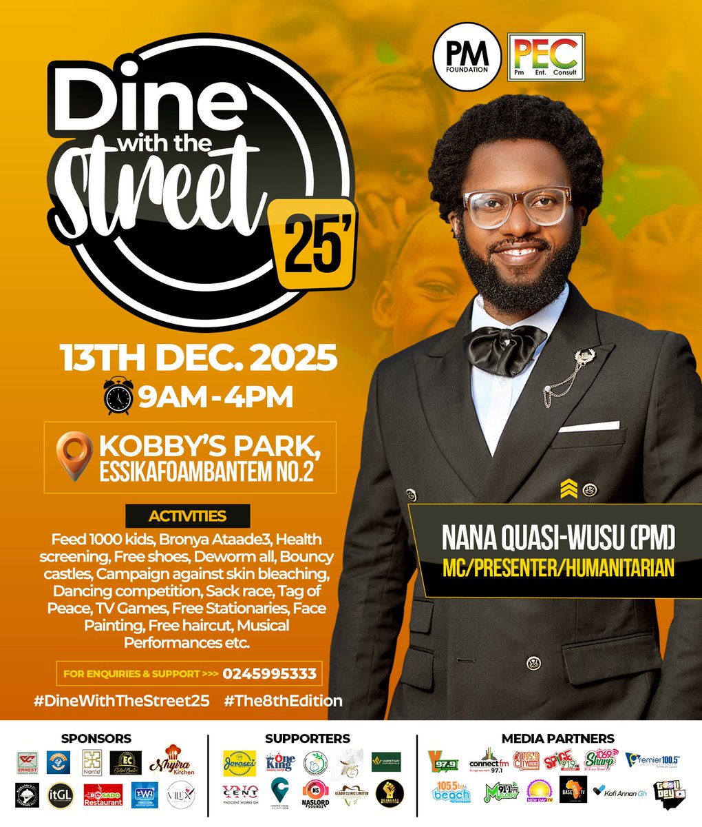 PmDePresenter's tweet photo. #DineWithTheStreet25 #The8thEdition

@PM__Foundation × @PmEntConsult 

Dine With The Street - Kids Charity Festival 

@PM__Foundation ; Service To Humanity.

#FatherOfkids #KidsFestival #CharityFestival #DecemberBorn #MadebyGod #UpnessStill #Blaklaaa 🔥🔥🔥🔥🔥🔥 https://t.co/2qSfQusc1Q