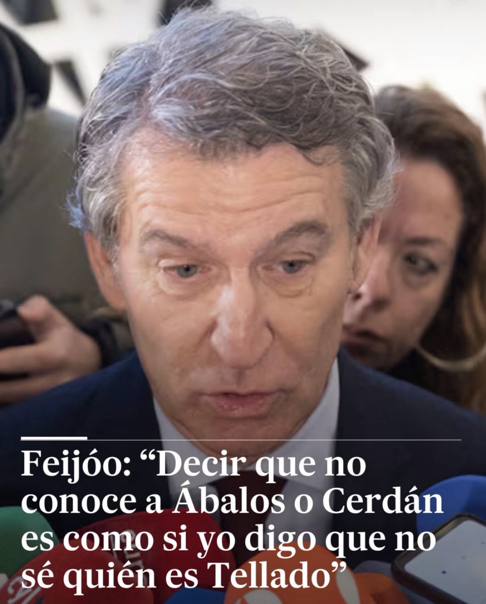 Está claro <a href="/NunezFeijoo/">Alberto Núñez Feijóo</a> ,  o como decir después de 13 años de íntima amistad que no conoces al narco Marcial Dorado.