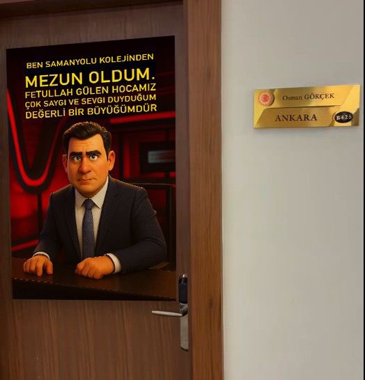 600 milyonluk evde oturan bozuk tohum kapısına resmini asmış: